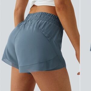 Nwt halara shorts shadow blue